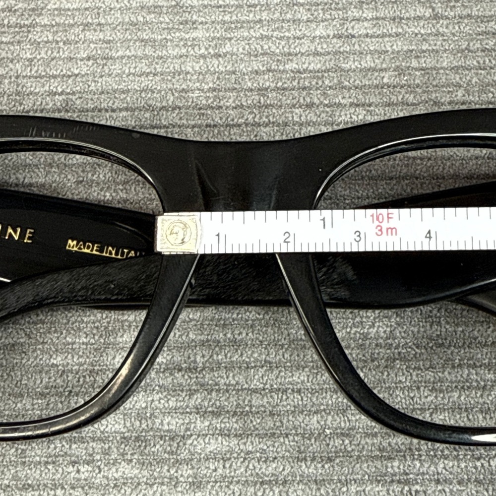 Celine CL 41361 807 Black Cat Eye Eyeglasses Frames Made in Italy - Picture 7 of 13